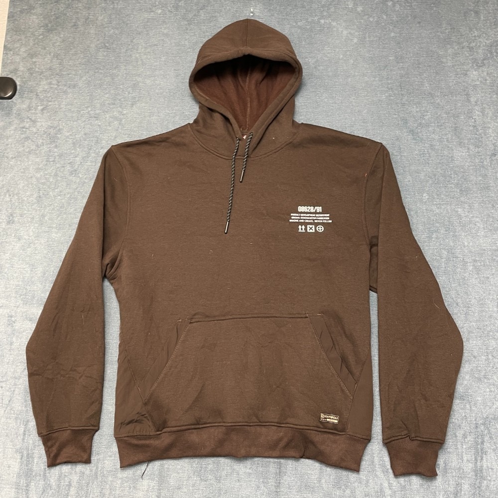 Southpole Hoodie Mens XL Brown Fleece Lined Drawstring Kangaroo Pocket Pullover